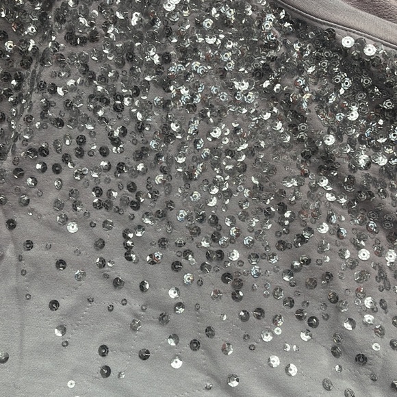 Sequin dusty purple ombré long sleeved top - Picture 4 of 4